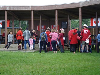 Ehdaa National Historic Site of Canada on Canada Day 2011