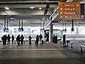 Inside the long-distance bus terminal