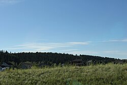 Panorama of Priddis from the Cowboy Trail