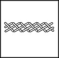 Long-armed cross stitch
