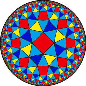 Snub order-8 triangular tiling