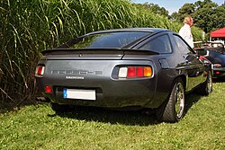 Rear view of the vehicle