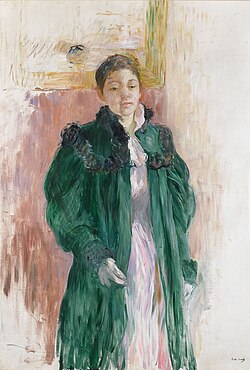 Jeune Fille au Manteau Vert, oil on canvas (c. 1894)