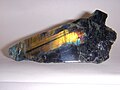 Polished spectrolite showing the color play