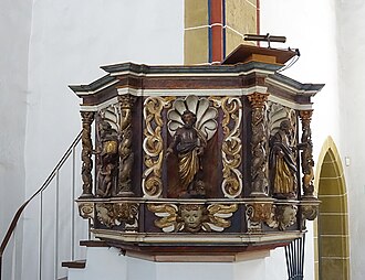 Pulpit from 1687