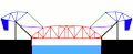 Animation of the bridge's opening and closing sequence
