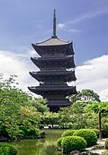 Japan's tallest temple pagoda in Tō-ji, Kyoto