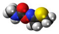 Space-filling model of (E)-Methomyl