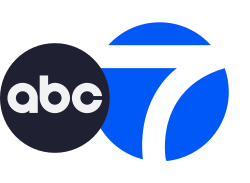 Logo used for WABC-TV in New York, KABC-TV in Los Angeles, WLS-TV in Chicago, and KGO-TV in San Francisco.