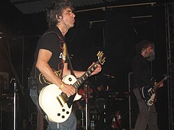 Raul Ruffino (left) and Walter Piacioli (right), during a concert in 2008.