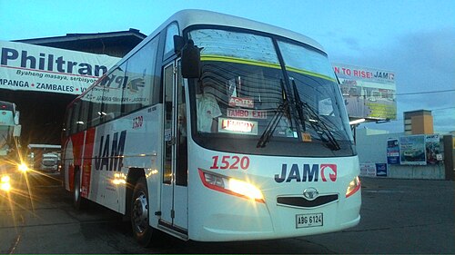 JAM Liner "1520" Daewoo BS106 heading to Lemery, Batangas.