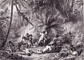 Battles between Napoleonic soldiers and insurgents from Saint-Domingue during the Haitian Revolution (1791-1804).