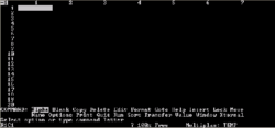 Multiplan on MS-DOS
