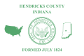 Flag of Hendricks County, Indiana