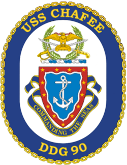 The crest of USS Chafee
