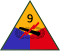 9th Armored Division shoulder sleeve insignia