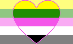 Ceteroromantic pride flag