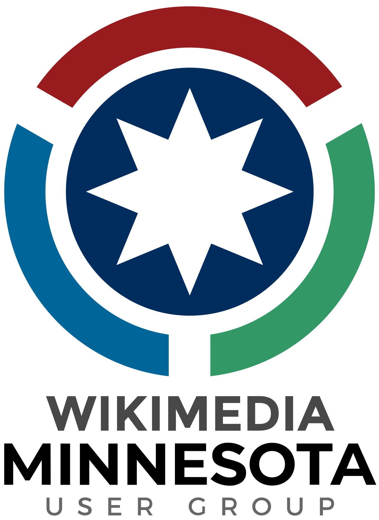 Wikimedia Minnesota User Group-North Star logo.svg