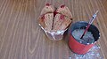 Incense stick and fa gao.