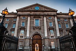 The entrance of the historic Trinity College (Unsplash)