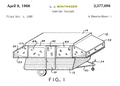 camping trailer patent Lloyd Jay Bontrager 1965