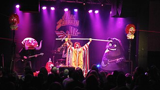 Mac Sabbath performing live in December 2015.