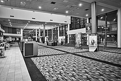 Lobby of the Showcase Cinema de Lux in Woburn, Massachusetts