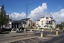 Springhead Park entrance from Springhead Road