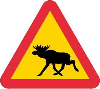 Swedish road sign