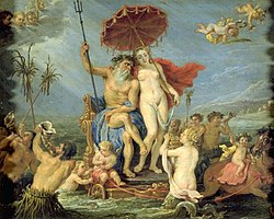 Neptune and Amphitrite (1647), by David Teniers the Younger