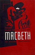 (14 Apr. 1936) Poster for Federal Theatre Project presentation of William Shakespeare's Macbeth