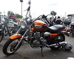 Triumph 900 cc Adventurer, first variation of the popular Triumph Thunderbird 900 triple