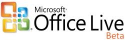 The Microsoft Office Live Beta logo.