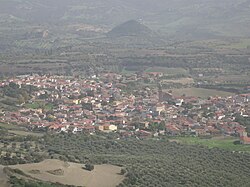 View of Gesturi from Chiara