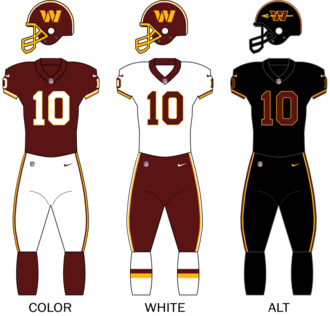 Washington Commanders uniforms