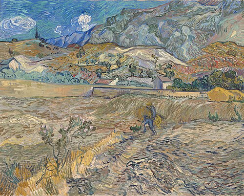 Enclosed Field with Peasant, October 1889, Indianapolis Museum of Art, Indianapolis, Indiana