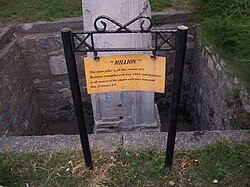 The label on the remains of the Milion