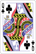 Queen of clubs