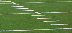 Hash marks at Dix Stadium