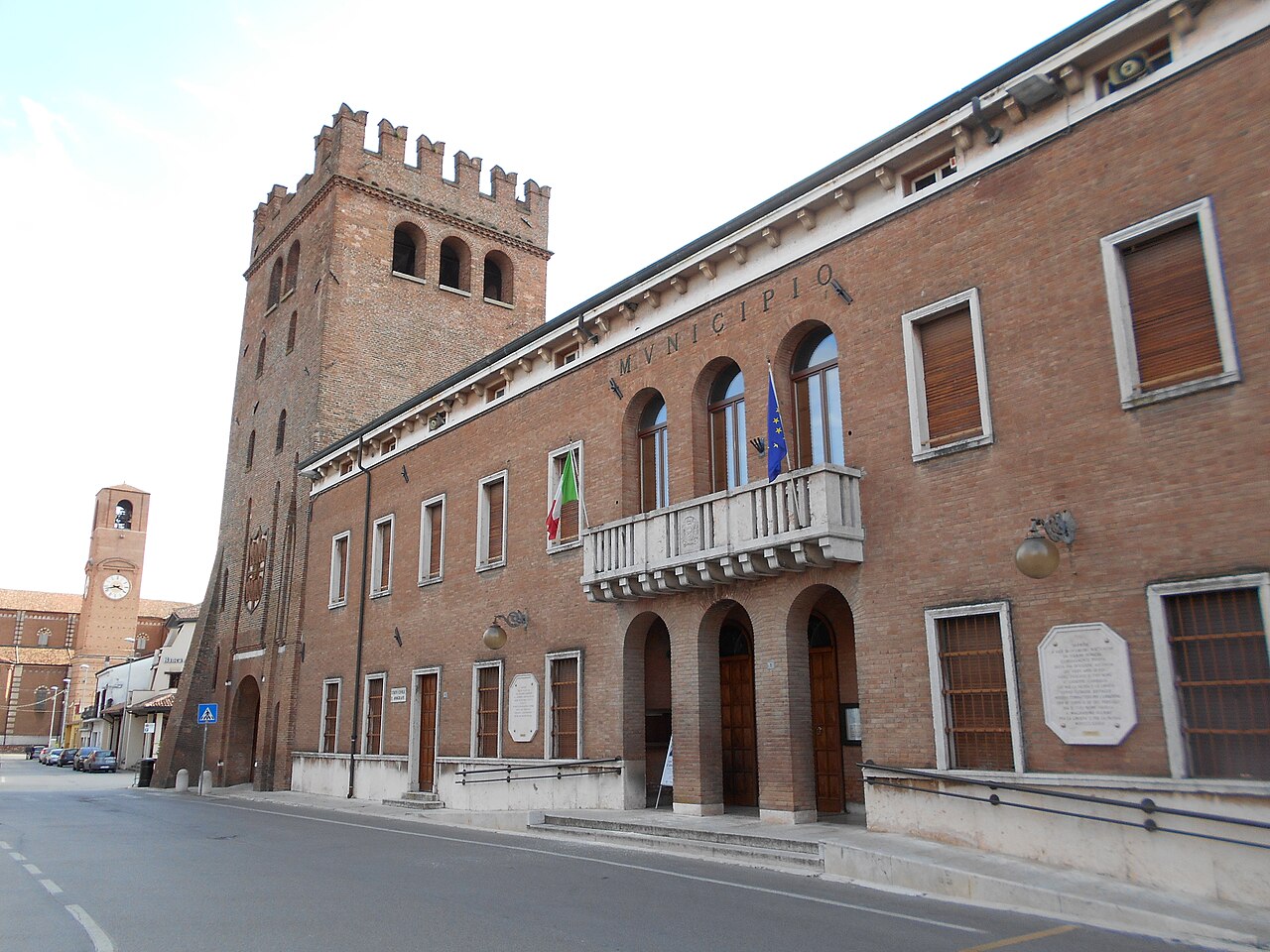 Municipio, torre, campanile, Sermide.JPG