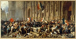 French Revolution of 1848: Republican riots force King Louis Philippe I to abdicate