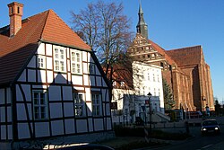 Town hall and church