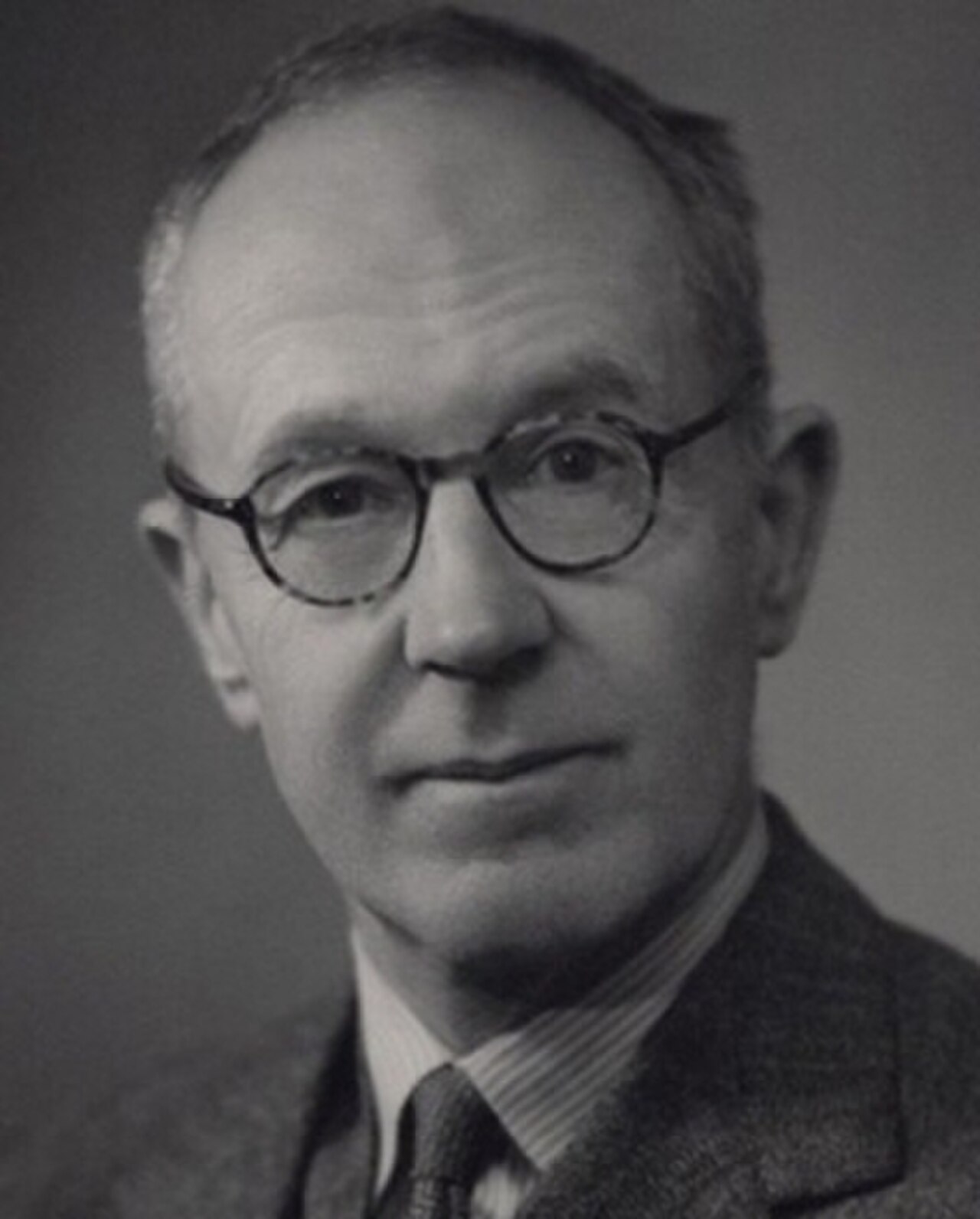 Alfred Cyril Ewing by Walter Stoneman bromide print, 1956.jpg