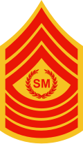 Senior master sergeant insignia Philippine Marine Corps
