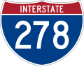 Interstate 278 marker