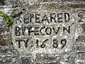 Simple carving, Cornwall, 1689[107]