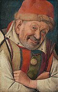 Portrait of the Ferrara Court Jester Gonella by Jean Fouquet 1445