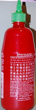 Sriracha "Rooster Sauce"