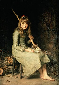 Cinderella by John Everett Millais, 1881