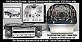 GM Delco Transistorized "Hybrid" (vacuum tubes and transistors), first offered as an option on the 1956 Chevrolet Corvette car models